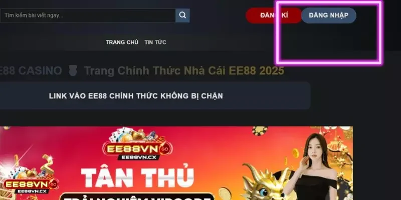 đăng nhập EE88